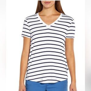 GAP Striped Short Sleeve Relaxed Tee XXL and NWT